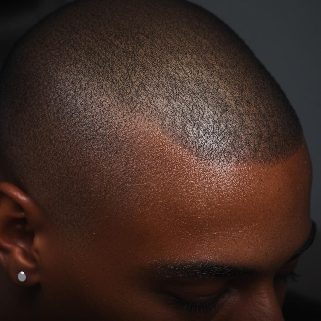Scalp Micropigmentation on black man Omaha NE